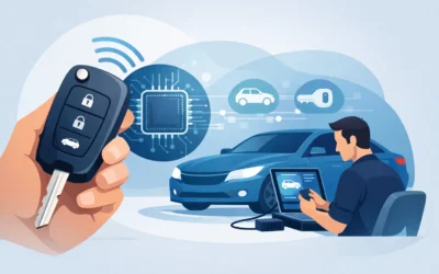 Programación de llave con chip para su auto
